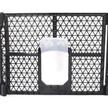 Black 6 Panel Foldable Pet Playpen